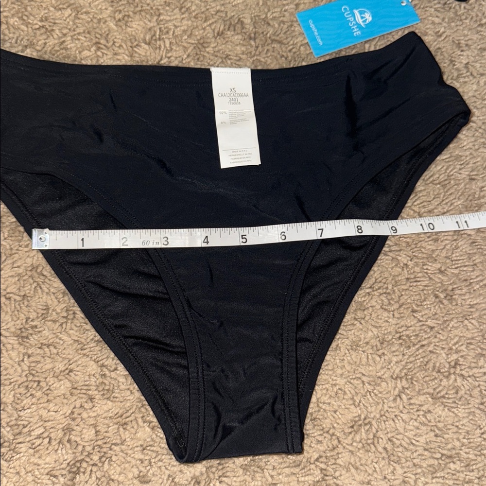 Cupshe Elegant Black Bikini Set size XS - Picture 4 of 9